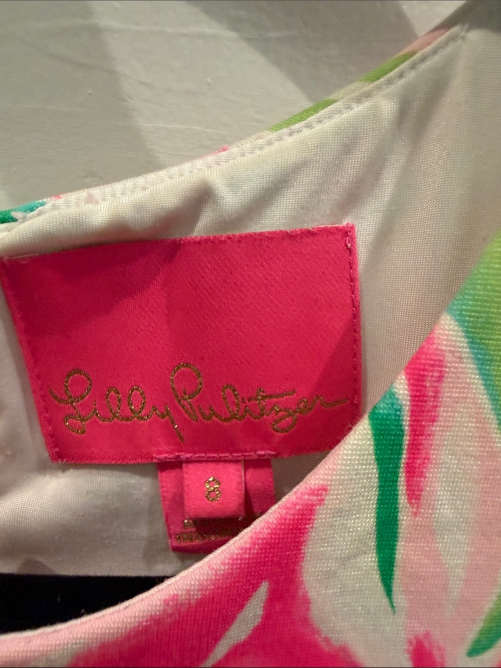 LILLY PULITZER Mila Knit Shift Dress CROC MY WORLD size 8 ($178) - Picture 5 of 8